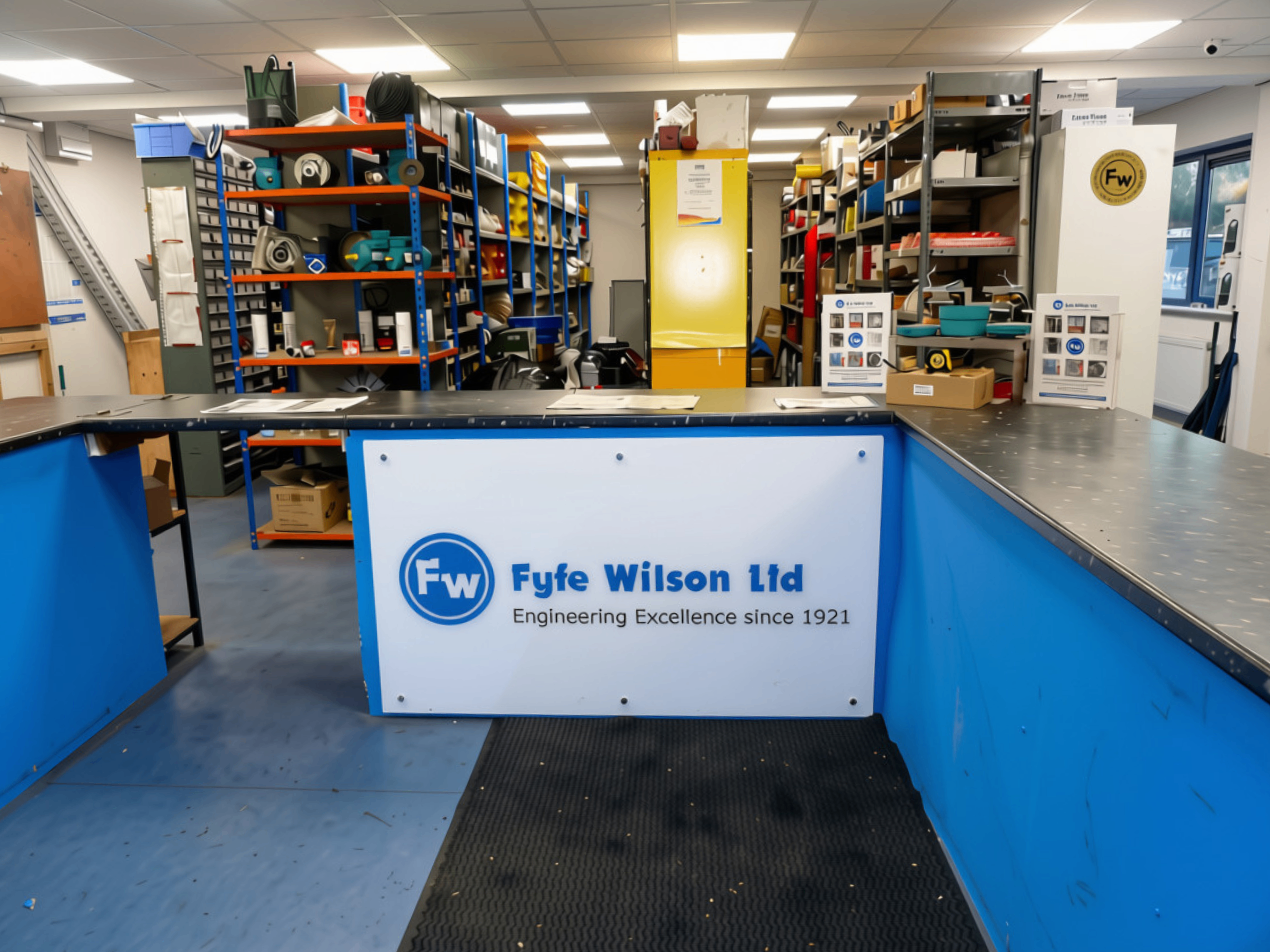 Trade Counter front based in Harlow, Essex, open to the public